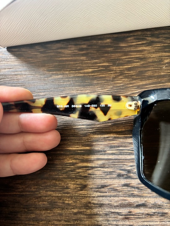 Prada Black Oversized Square Sunglasses